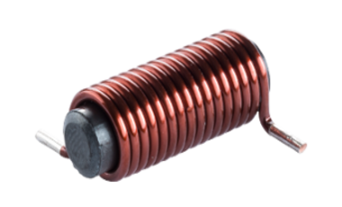 Enameled copper coil with ferrite core