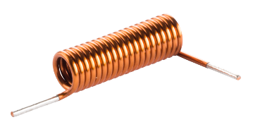 Enameled copper coil