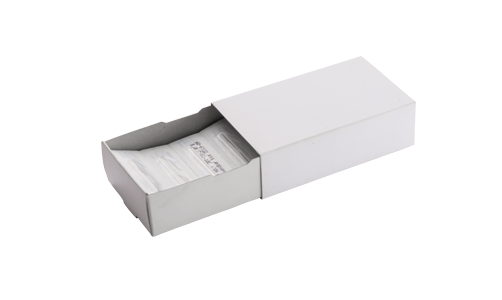 Lancets in, designed by customer requirements, sleeve or folding box.